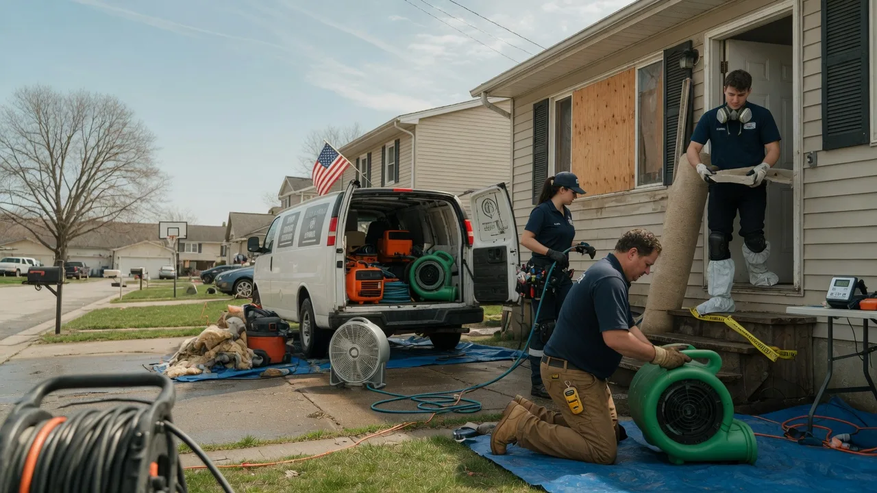 Water Damage Restoration in Brook, IN near me